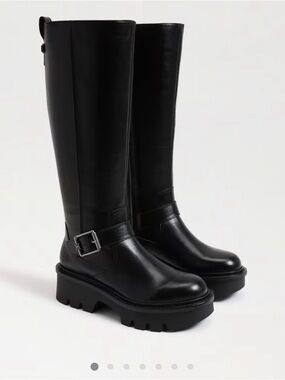 Sam Edelman Carter Wide Calf Motorcycle Boot